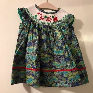 Christmas Smock Dress